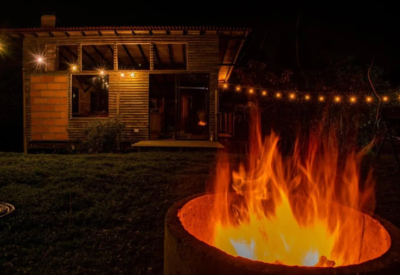 Dağ evi Cabana Magica Santa Elena Villa Medellín Kolombiya
